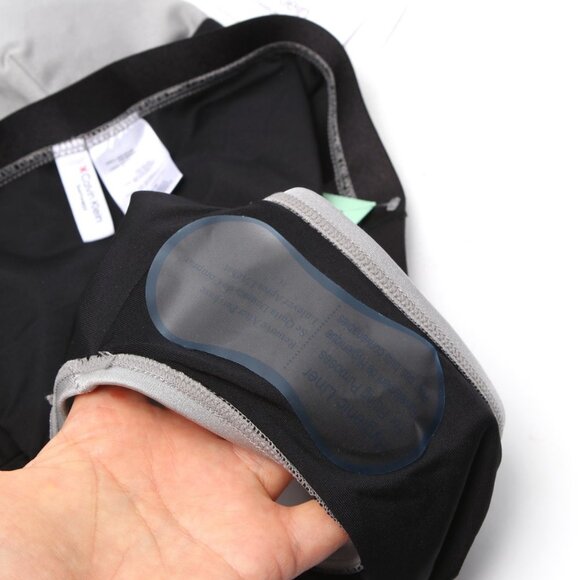 CALVIN KLEIN Swimsuit 2-Piece Logo Bikini Set Platinium Silver Triangle Halter L - Picture 7 of 13